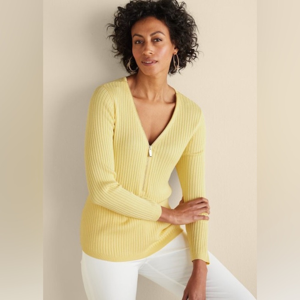 Soft Surroundings
Valentina Short Sleeve Sweater Size Medium